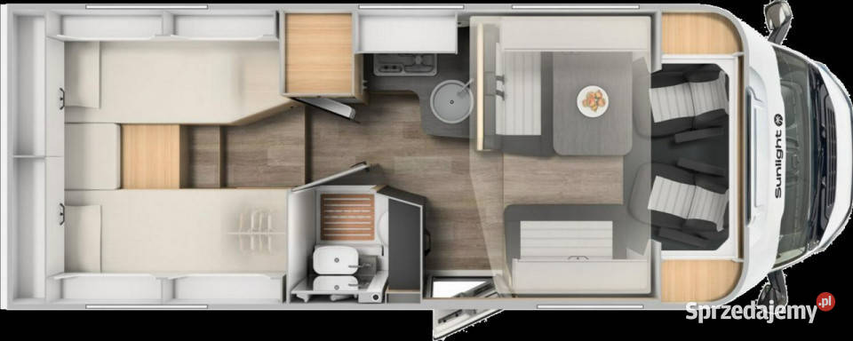 samochody kempingowe Sunlight T 67 5 osobowy z Motoryzacja Gaj sprzedam