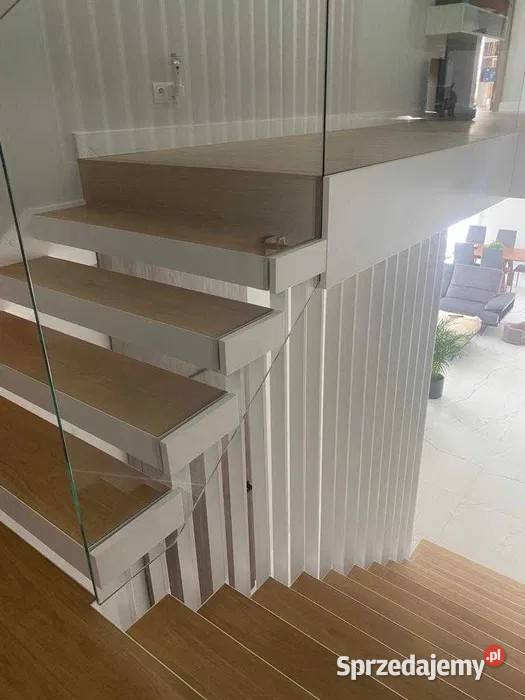 SCHODY drewniane stalowe pomorskie Kąpino