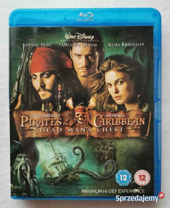 Piraci Z Karaibów Skrzynia Umarlaka 2 x Bluray łódzkie