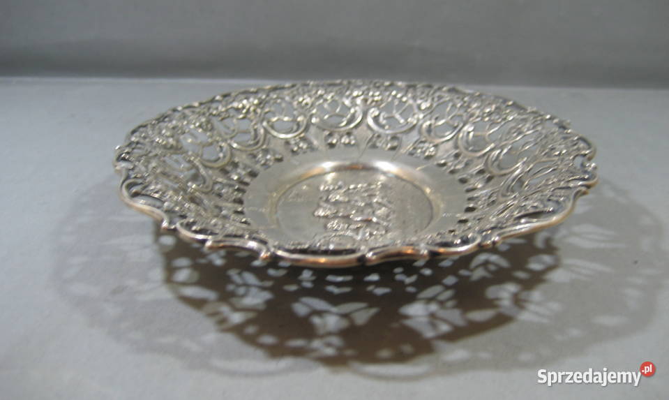 Przedwojenna Patera Srebrna Warszawa