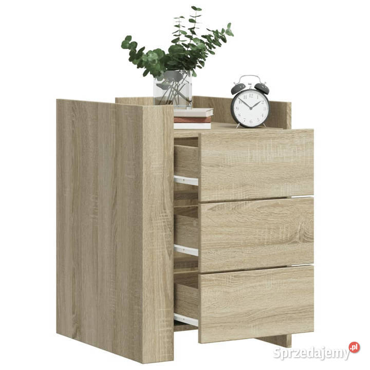 Szafka nocna dąb sonoma 45x50x65 materiał Warszawa