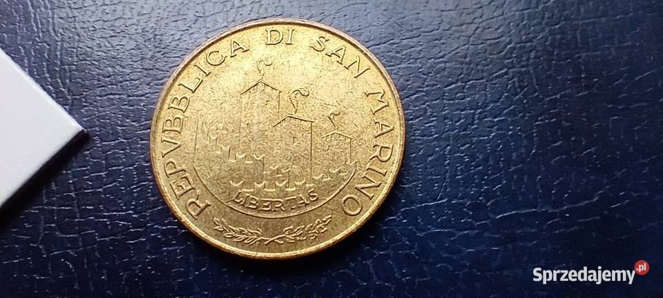 Stare monety 200 lir 1993 San Marino Lesko sprzedam