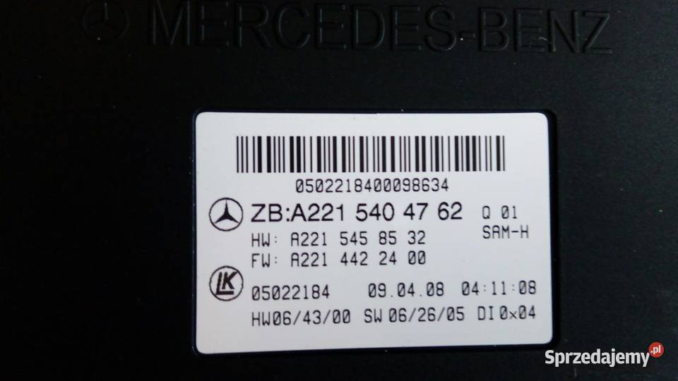 Moduł BSI Mercedes w 2215404762