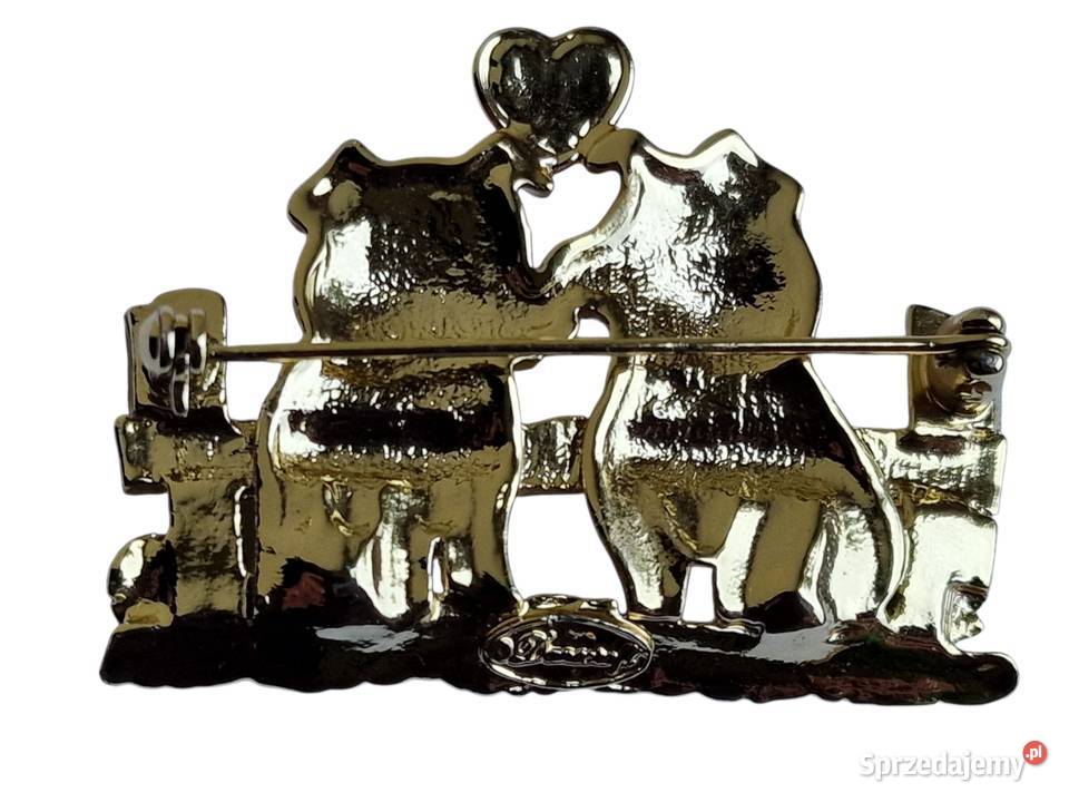 DANECRAFT ARTYSTYCZNA BROSZKA VINTAGE ZAKOCHANE Częstochowa