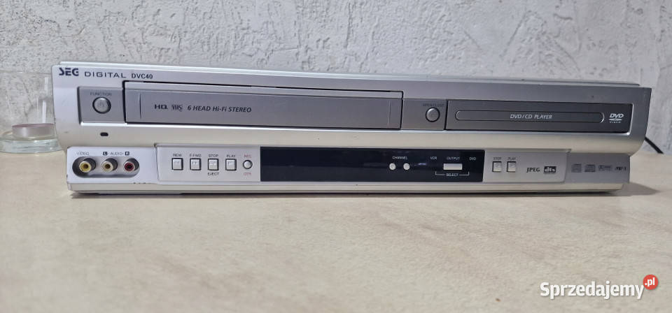 Magnetowid DVD kombo SEG DVC40 DVC 40 video wielkopolskie