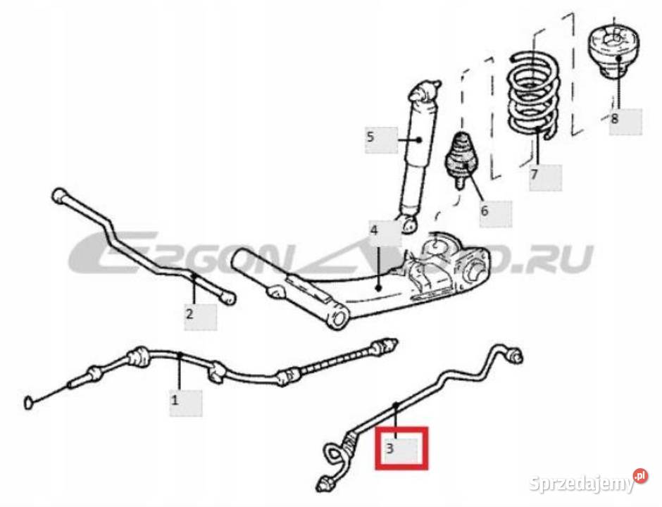 PRZEWÓD HAMULCOWY HYUNDAI PONNY 15 9195 osobowe Przewody hamulcowe