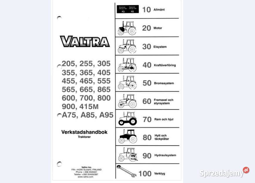 Valtra 465 555 565 665 865 600 instrukcja Pozostałe Pozostałe świętokrzyskie