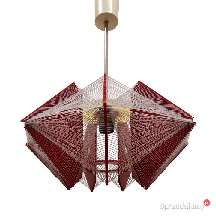 Lampa żyłkowa Rozwój Kłobuck polski design prl Warszawa