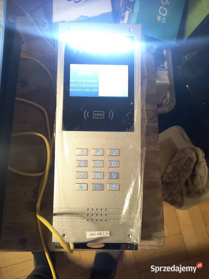 Super wideodomofon rozpoznawanie twarzy RFID Kraków