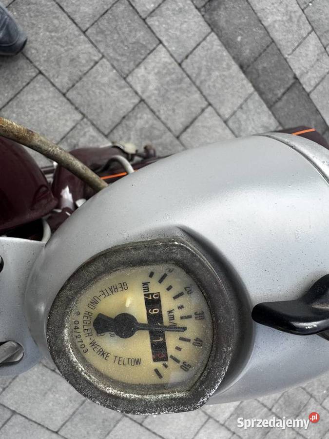 VEB Simson Suhl Moped SR2 1958 r Pustków-Osiedle