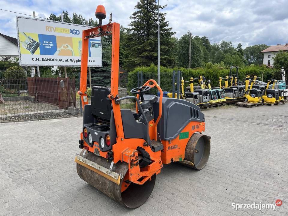 Walec drogowy tandemowy Hamm HD10C VV Nowy Sącz
