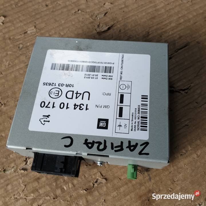 OPEL ZAFIRA C MODUL STEROWNIK RADIA 13410170 osobowe Łochowice