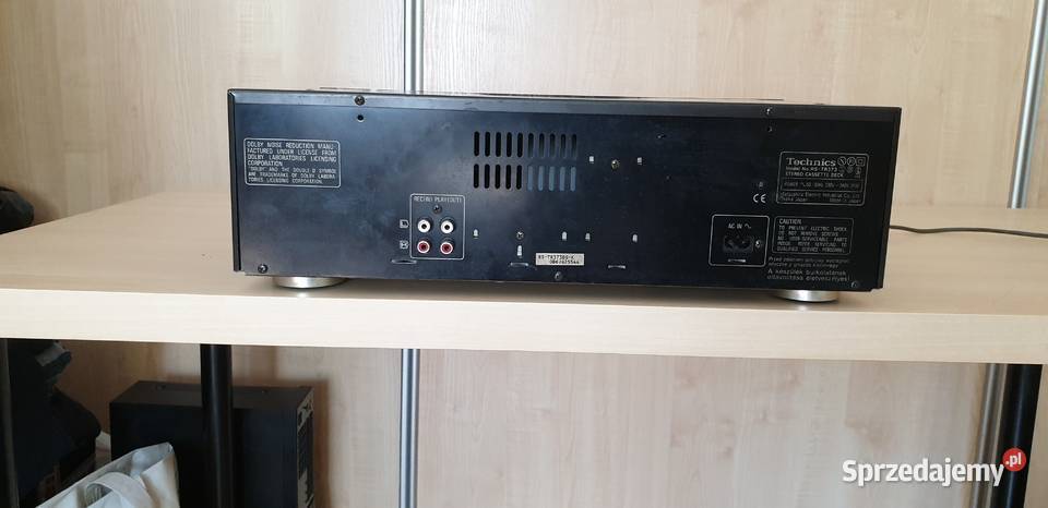 TECHNICS STEREO DOUBLE CASETTE DECK RSTR 373 Nowy Sącz