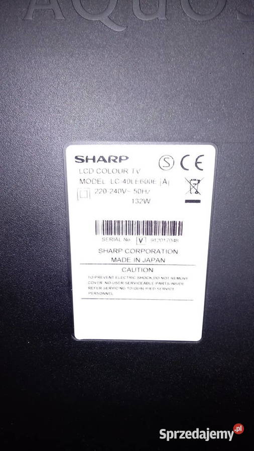 TELEWIZOR SHARP Mieroszów