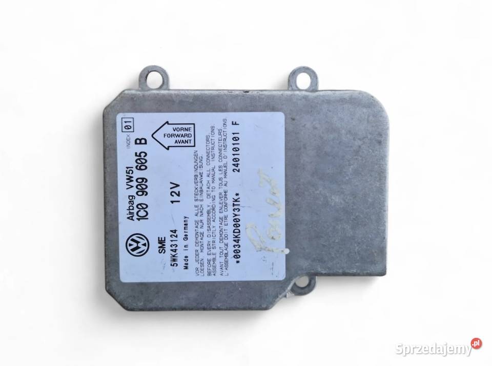 MODUŁ SENSOR AIRBAG 1C0909601 1C0909605A Działoszyce