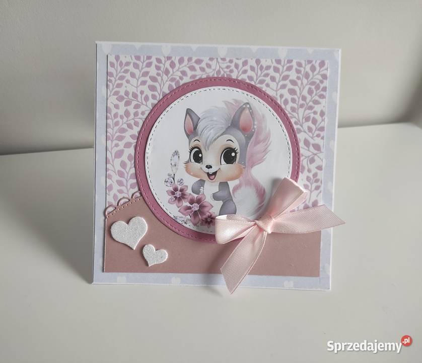 Kartka okolicznościowa ręcznie robiona na