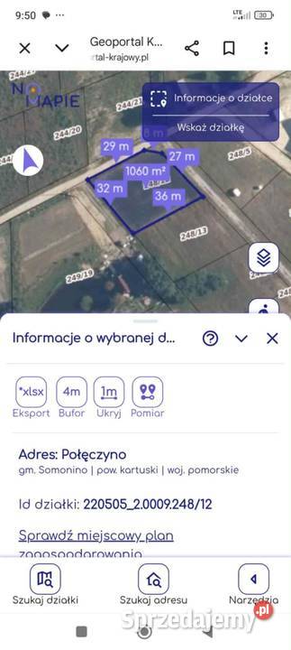 Sprzedam Działkę Budowalana Połęczyno