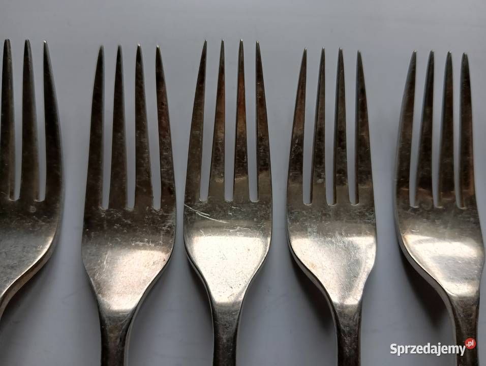 Komplet 24 posrebrzanych widelców i noży WHS Kraków
