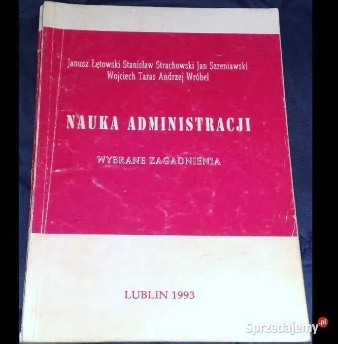 Wybrane zagadnienia z administracji J Łętowski i Chełm