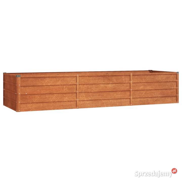 vidaXL Podwyższona donica rdzawa 240x80x45 Warszawa