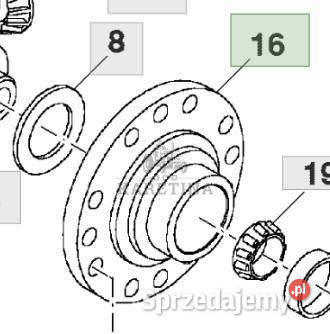John Deere 8360R Podkładka Oporowa Pierścień Pozostałe wielkopolskie Jastrzębniki