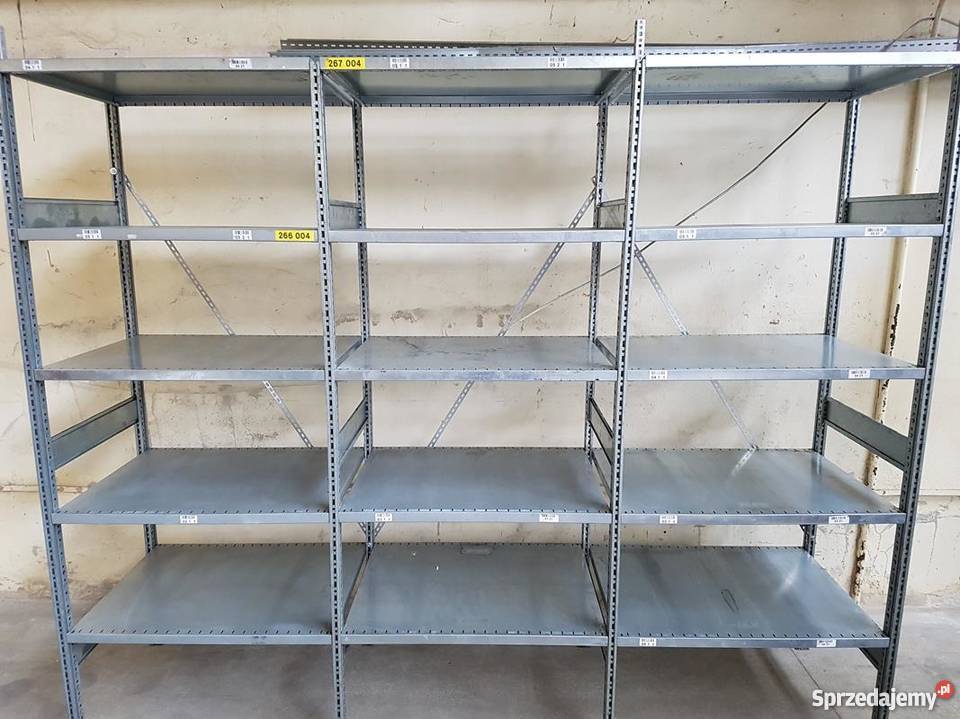 REGAŁ metalowy Schafer 250x100x805 półek