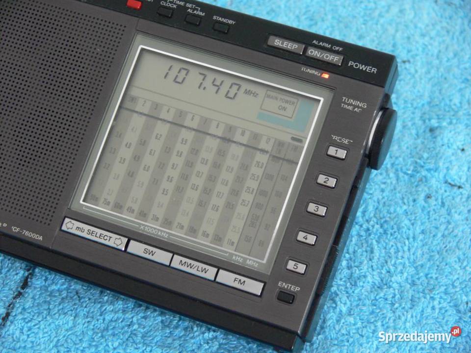 Radio globalne Sony ICF7600DA 15 zakresów podkarpackie Jasło