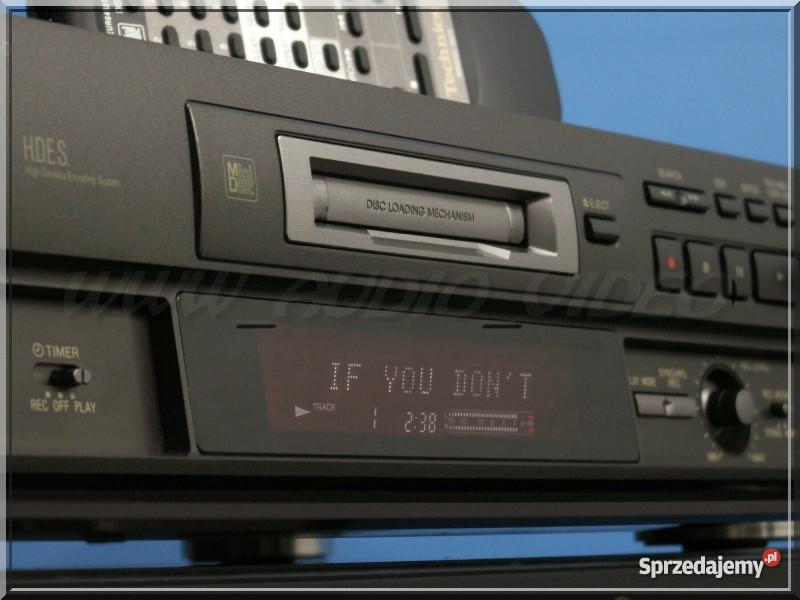 NAGRYWARKA MINIDISC TECHNICS SJMD150 PILOT NAJWY