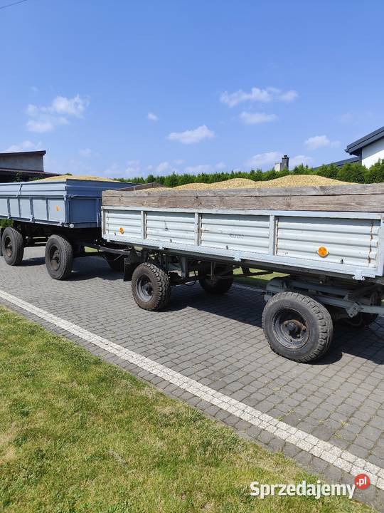 Przyczepa wywrotka d732 zarejestrowana oryginał Głowno