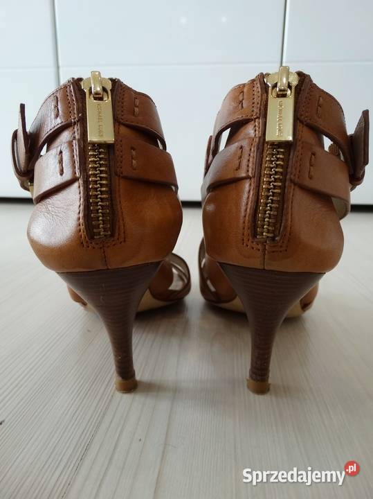 Buty Sandały Skórzane Skóra Naturalna Camelowe Sandały i klapki podlaskie Łomża