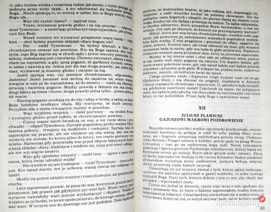Rzym Nerona Józef Ignacy Kraszewski Chełm
