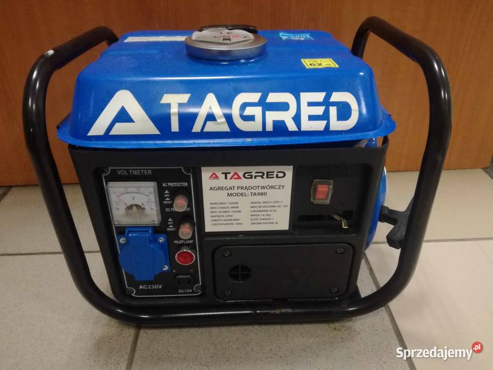 Agregat prądotwórczy Tagred 1550W 2.1HP TA980