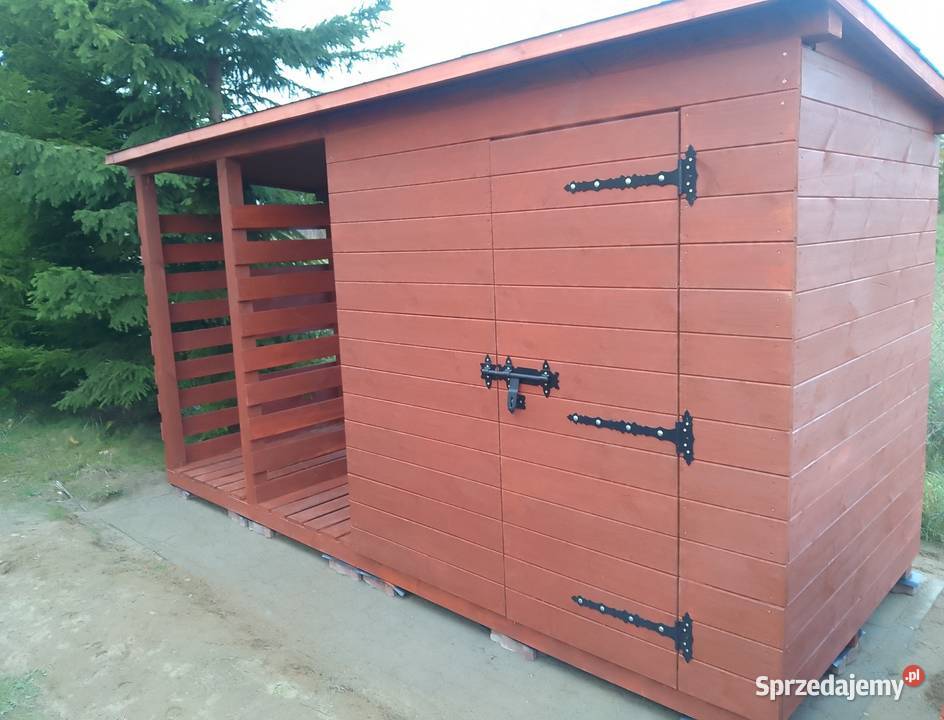 Drewutnia na drewno z pomieszczeniem Katowice sprzedam