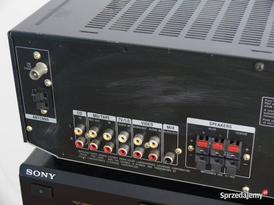Amplituner Sony STRDE235 RDS mocny i sprawny
