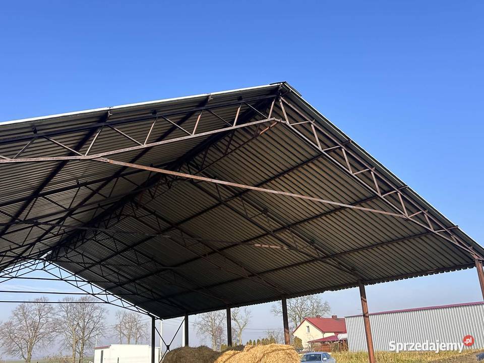 HALA wiata konstrukcja blacha trapez dach 135x25 Kutno
