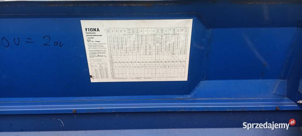 Siewnik zbożowy Nordsten 2 m Fiona nieuszkodzony Maszyny rolnicze Kolbuszowa sprzedam