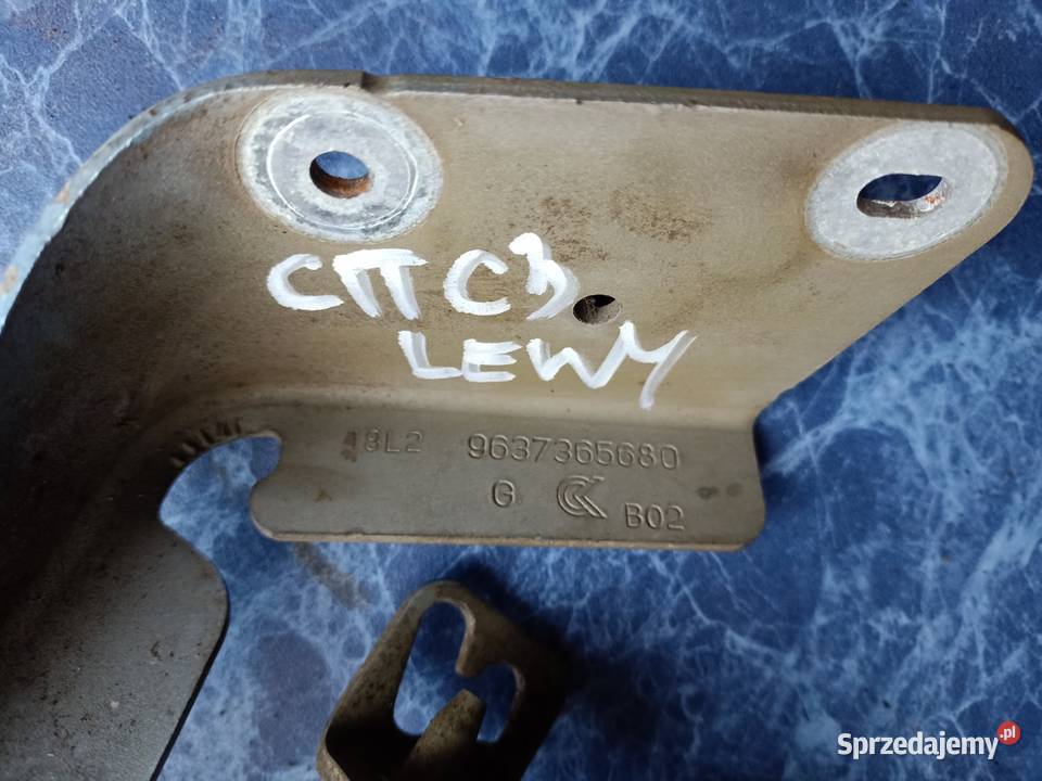 Zawiasy maski citroen C3 prawy lewy sprzedam
