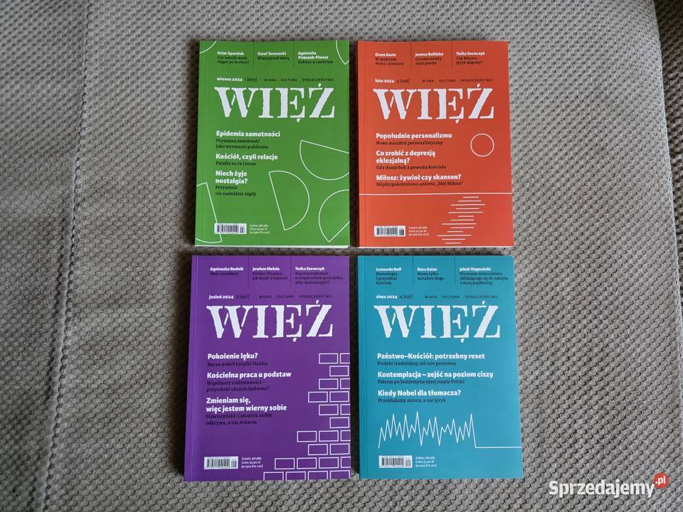 kwartalnik Więź rocznik 2024 ISBN 9770511940409 sprzedam