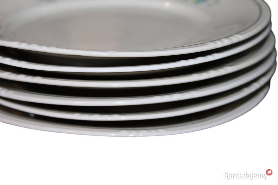 Komplet 6ciu talerzyków z kwiatami Import 954 Szczecin sprzedam