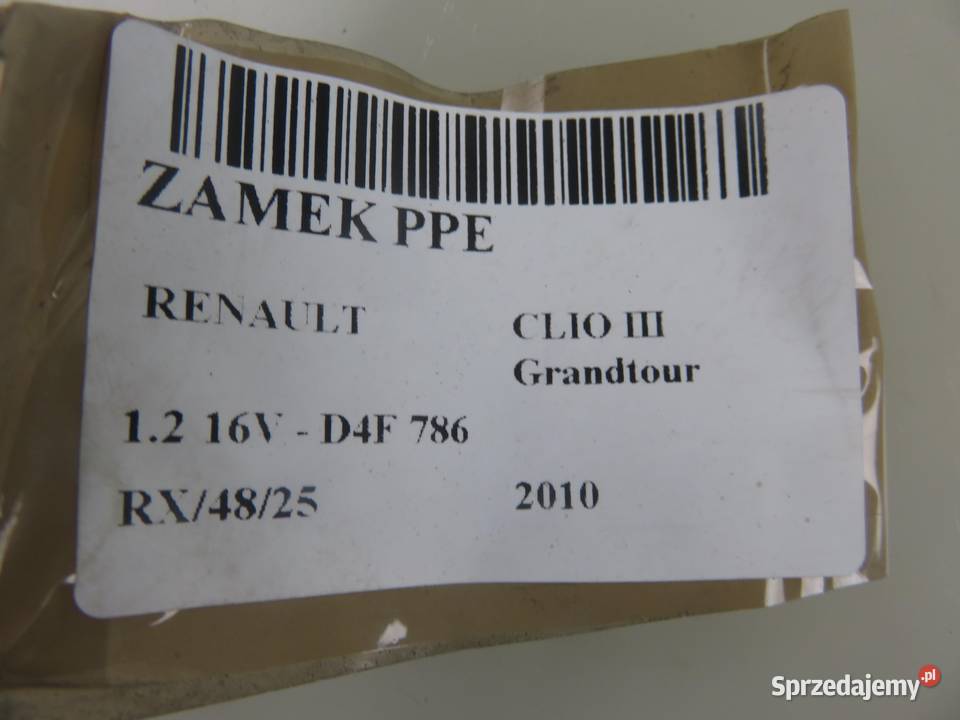 ZAMEK PRAWY PRZEDNI RENAULT CLIO III Grandtour osobowe Zamki, wkładki i kluczyki