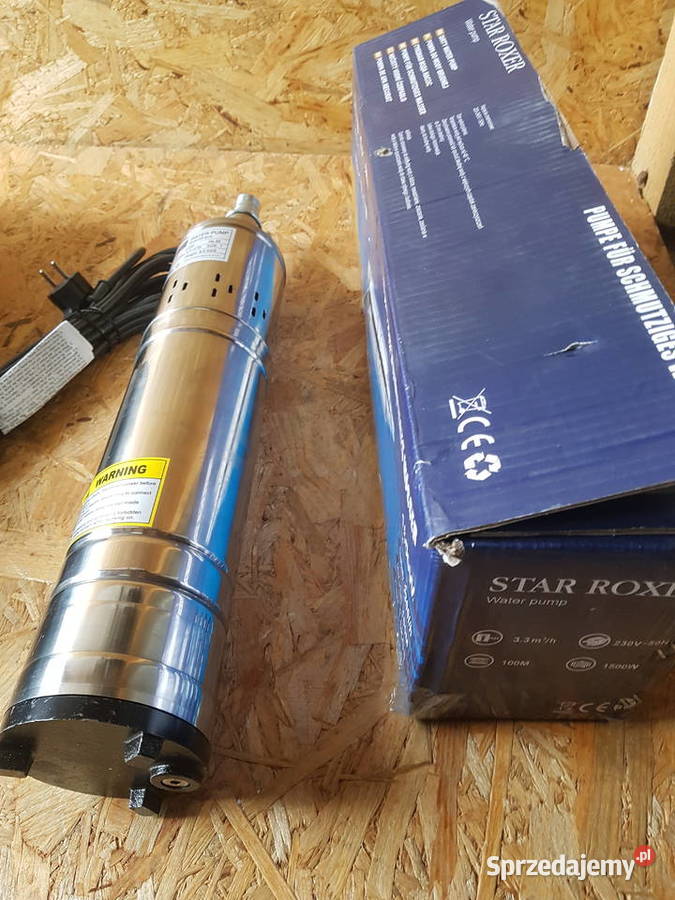 Pompa Do Wody Głębinowa Śrubowa 1500W Pływak