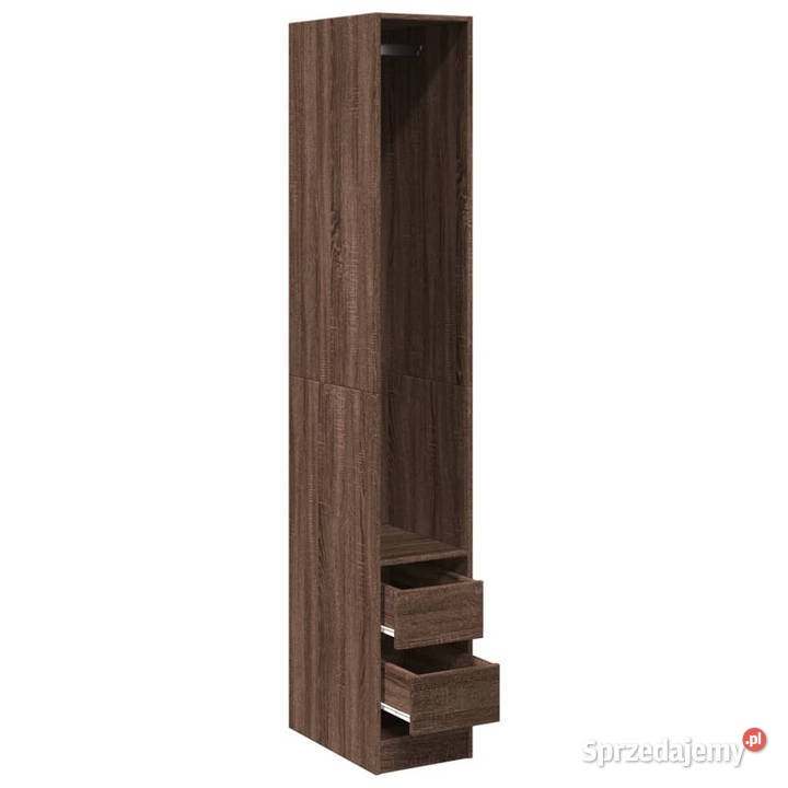 Szafa brązowy dąb 30x50x200 materiał mazowieckie Warszawa