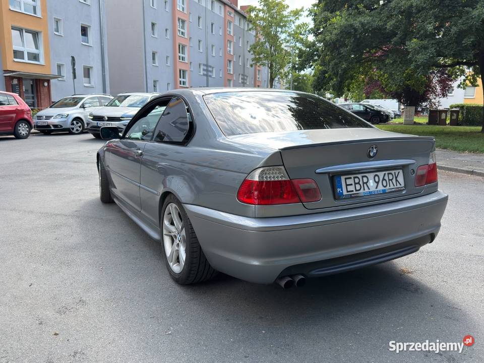 BMW E46 Coupe 330CD Silbergrau Metalic 250 łódzkie Brzeziny