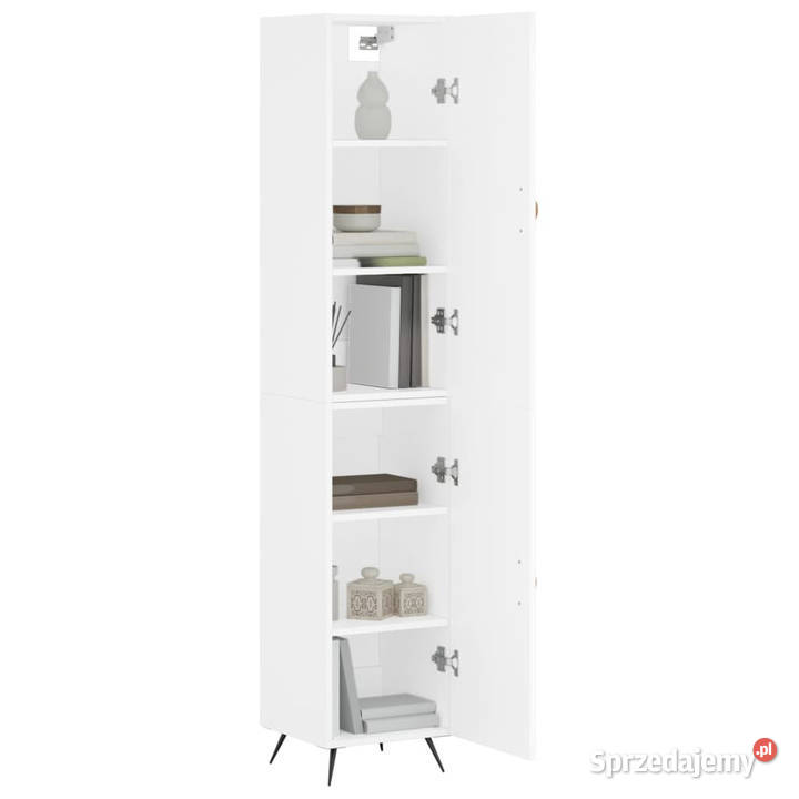 Wysoka szafka biała 345x34x180 materiał Pozostałe Warszawa sprzedam