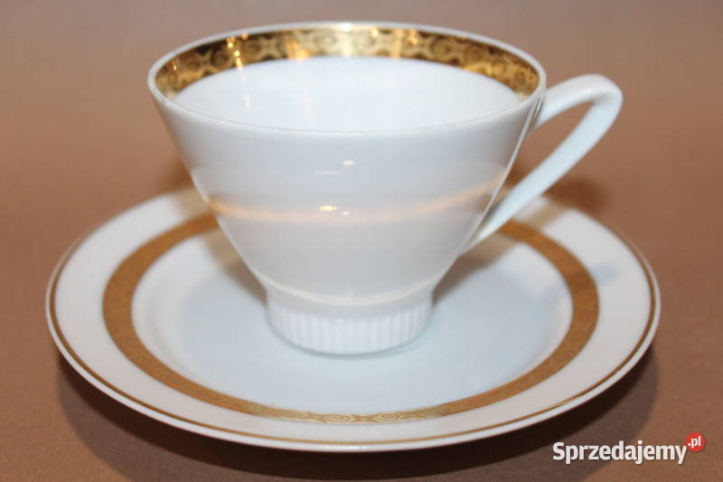 Filiżanka ze spodkiem Karlskrona UE 704 FiaF Porcelana i szkło Szczecin