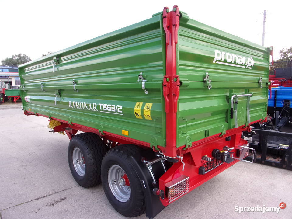 NOWA Przyczepa TANDEM paletowa T6632 PRONAR 7ton nieuszkodzony Opoczno