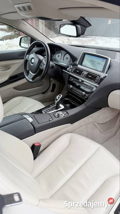 BMW 6 Coup 640d 313 Salon Polska Bezwypadkowy ABS Warszawa