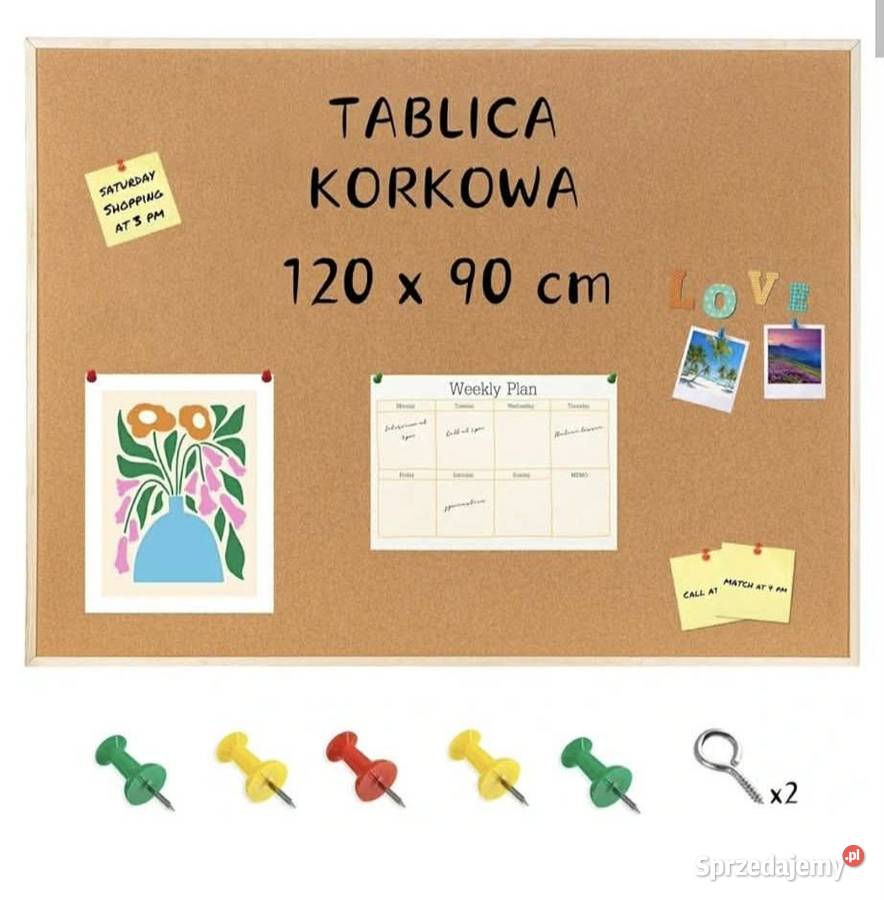 Duża tablica korkowa Bełchatów