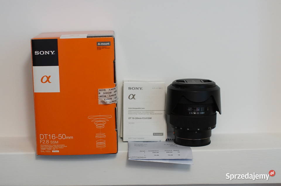 Obiektyw SONY SAL 1650 f28 SSM Bielsko-Biała sprzedam