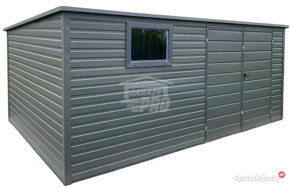 Schowek Domek Ogrodowy 45x3m Drzwi okno antracyt Domki narzędziowe